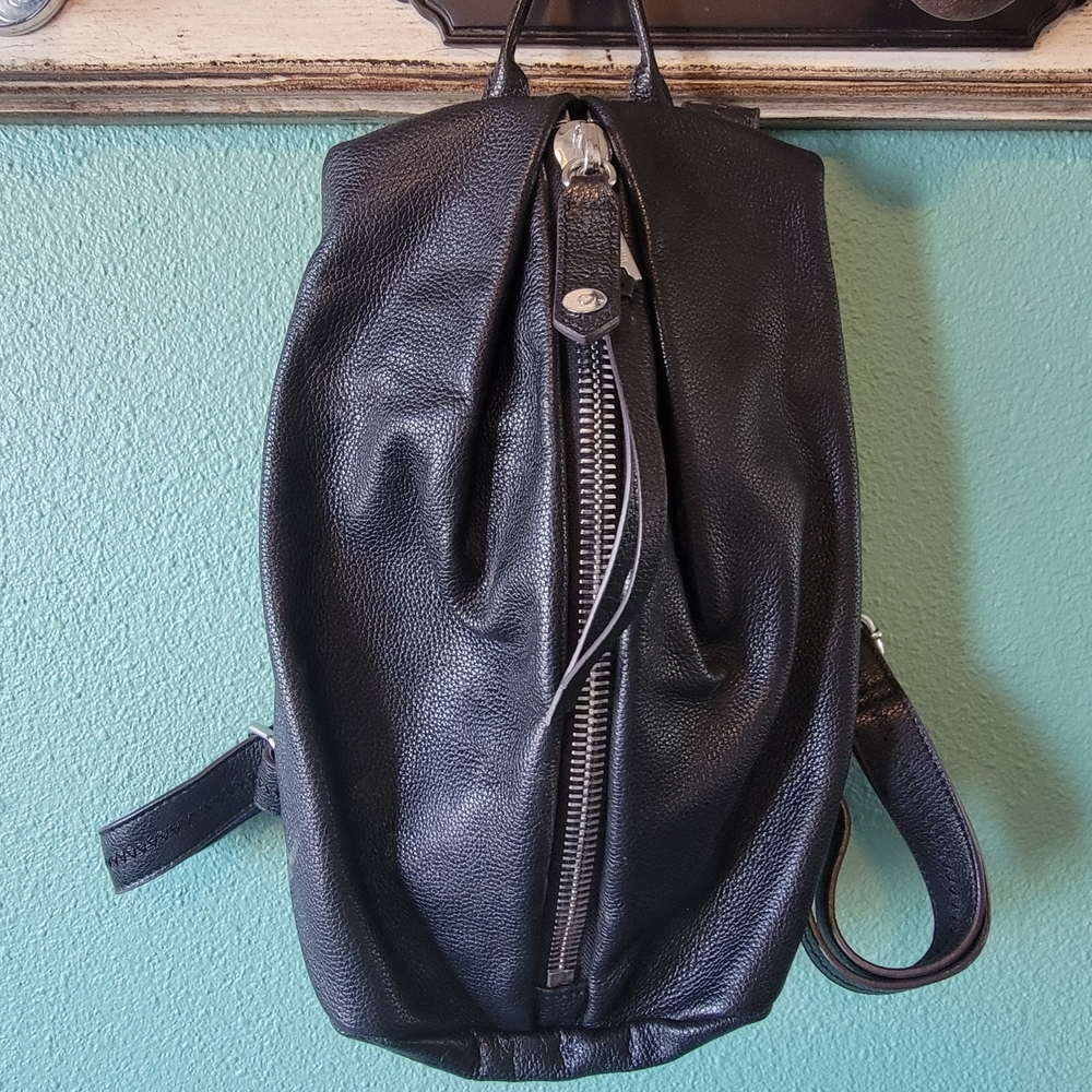 Aimee Kestenberg Black Leather Backpack